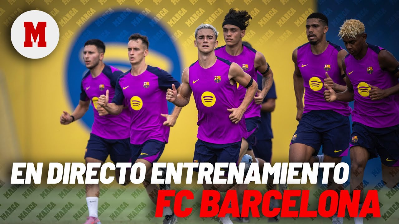 EN DIRECTO I Entrenamiento del FC Barcelona