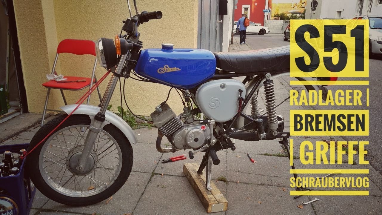Simson S51 Radlager | Bremsen | Griffe SchrauberVLOG