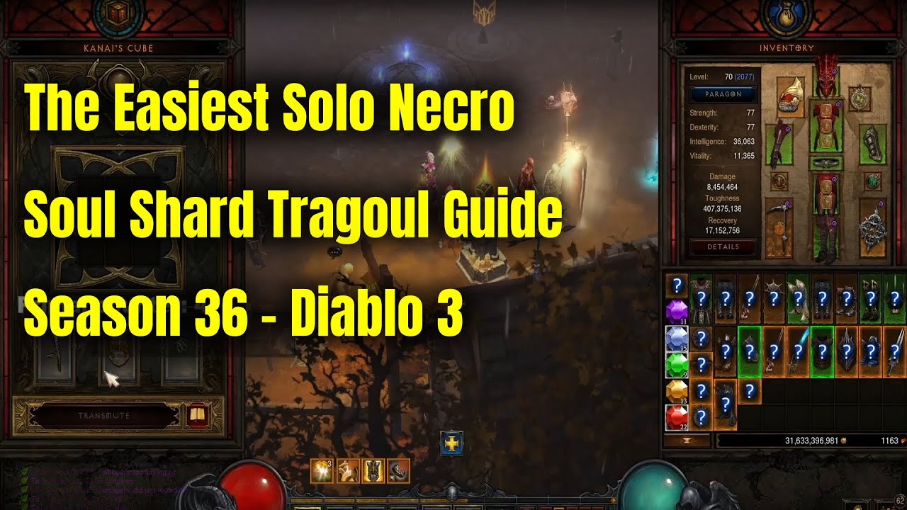 The Easiest Necro For Season 36 - Tragoul Nova Necromancer Guide - Diablo 3