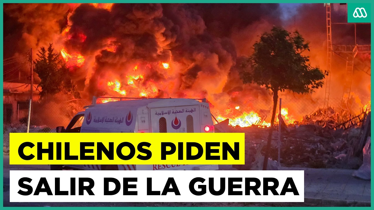 Chilenos piden ayuda para salir de la guerra en Medio Oriente