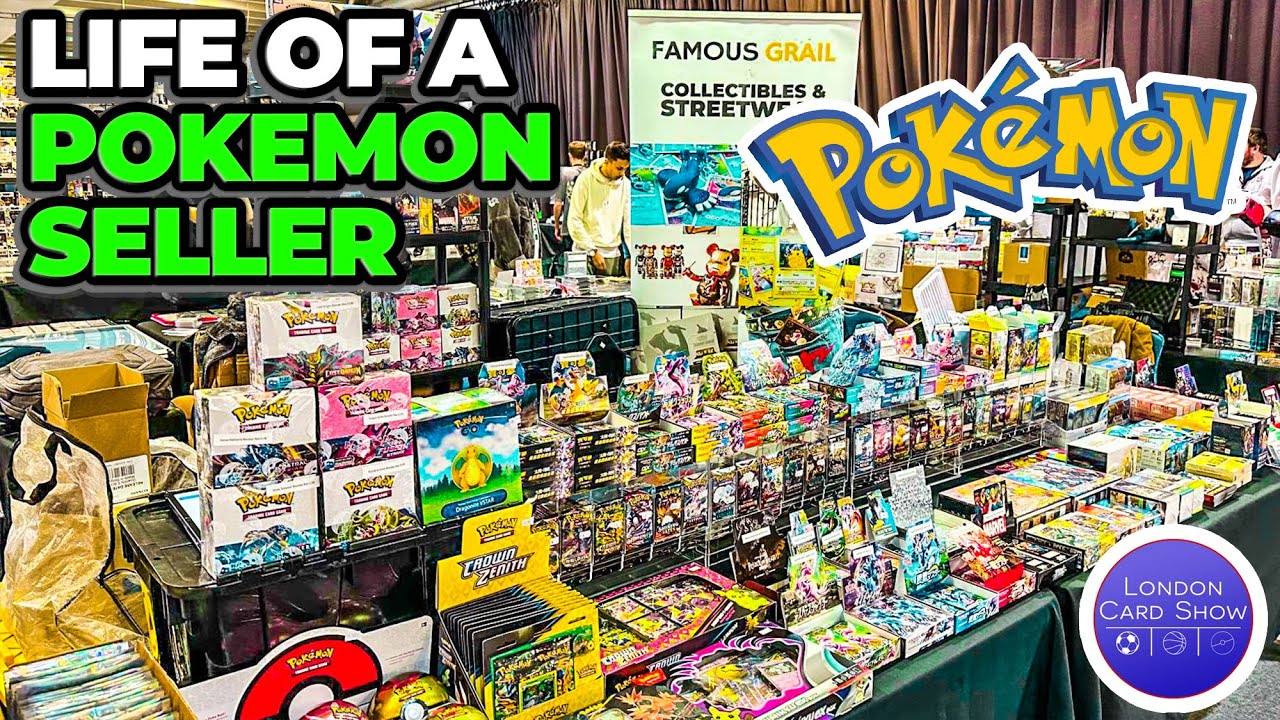 Life Of A Pokemon Seller At London Card Show! (UK's Biggest Card Show)