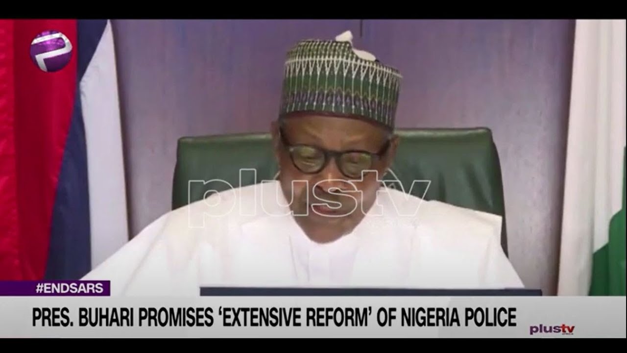 #ENDSARS: Pres. Buhari Promise to &lsquo;Extensive Reform&rsquo; The Nigeria Police Force  | NIGERIA