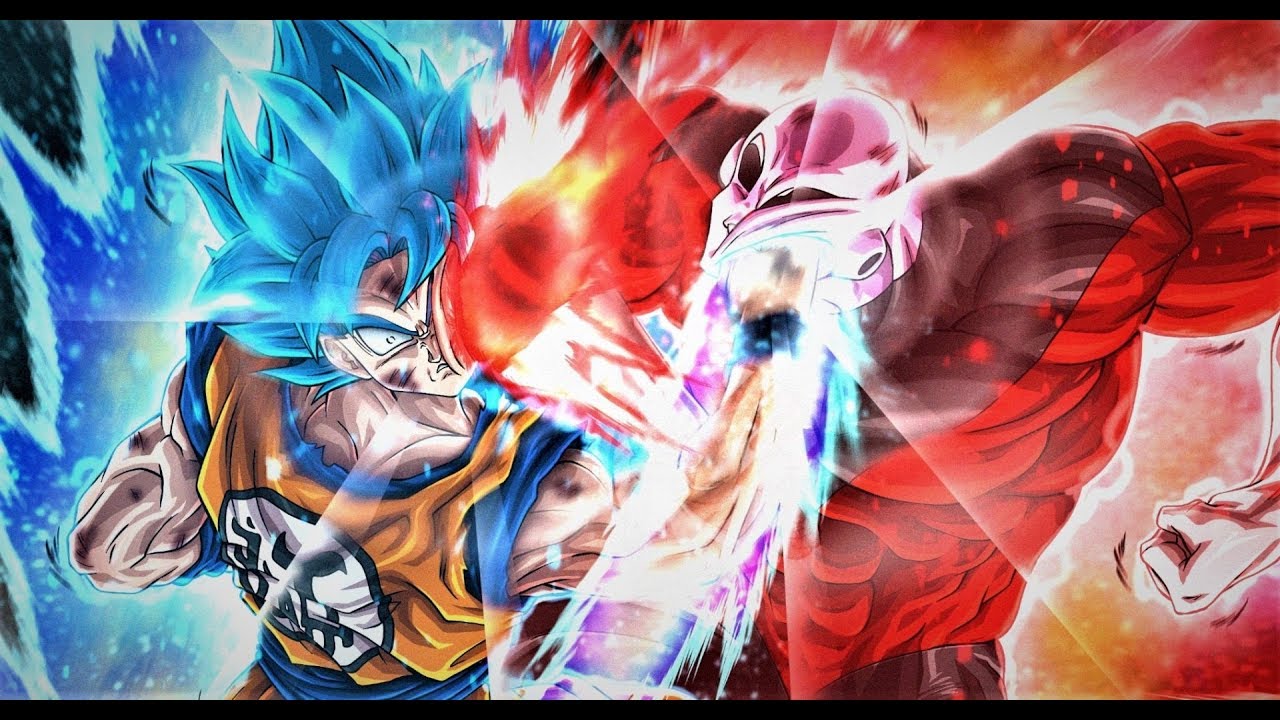 Drawing Goku SSj Blue Vs Jiren! | DaffDuff Art & TolgArt Collab!