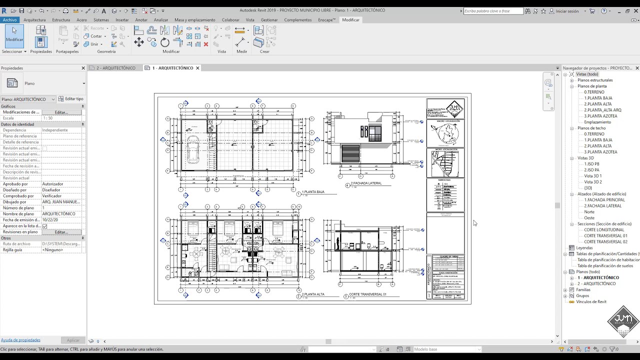 Exportar un plano de Revit a PDF