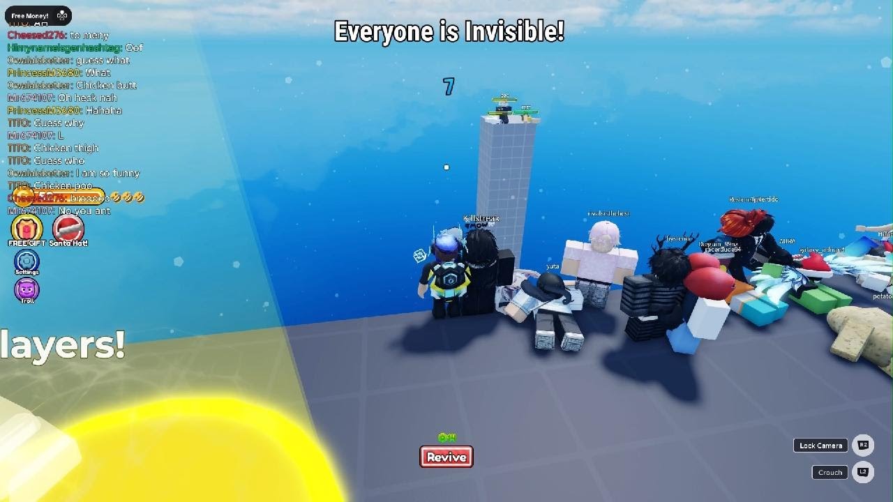 Roblox 100 Players Blind Shot