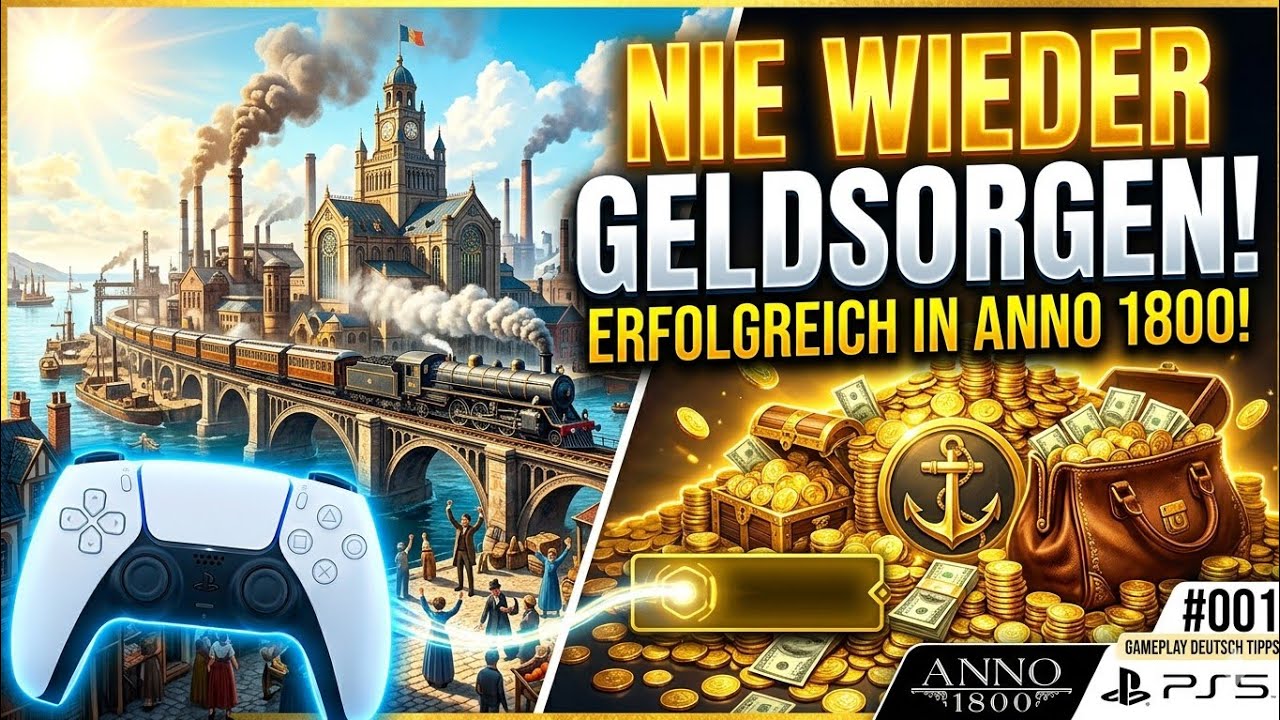 ANNO 1800 ⚓ ||So bist du erfolgreich (Nie wieder Geldsorgen) || Ps5 Gameplay Deutsch Tipps #001