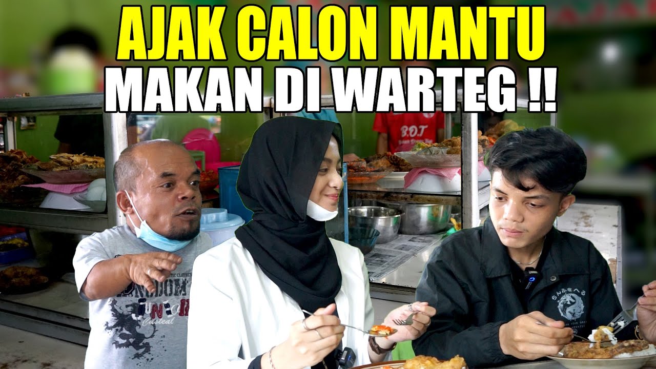 PUNYA CALON MANTU CANTIK BEGINI, MAU GAK YA KALO DIAJAK MAKAN DIWARTEG BARENG ANAK GUE??