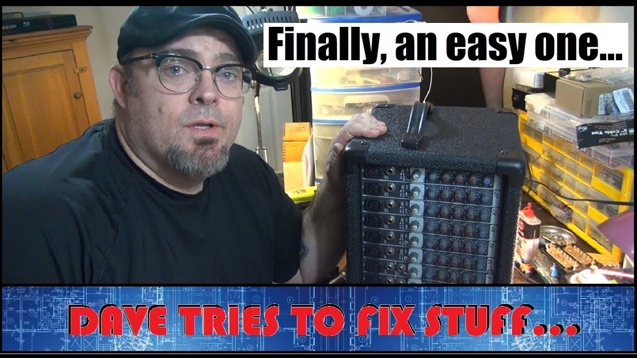 Peavey XR684 PA Head Service and Cleaning
