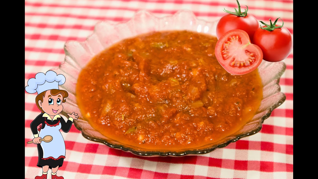 La mejor receta de salsa de tomate especial para 🍕🍕 pizzas caseras 
