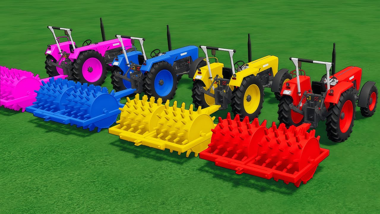 Tractor Showdown: Colorful Kramer Tractors & Giant Roller Transport with MAN Trucks | FS22