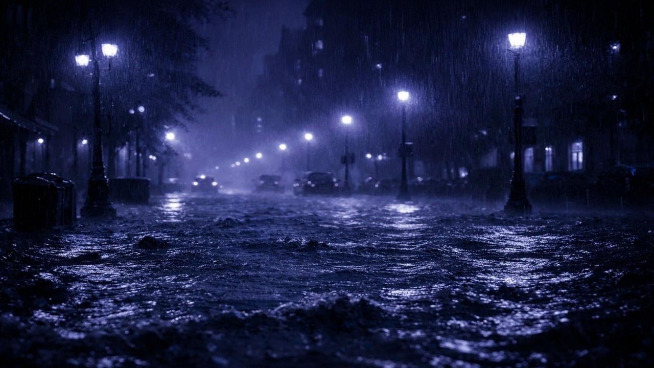 Deep Sleep Music 😴 Rain, thunder & calm orchestra - 5 hours