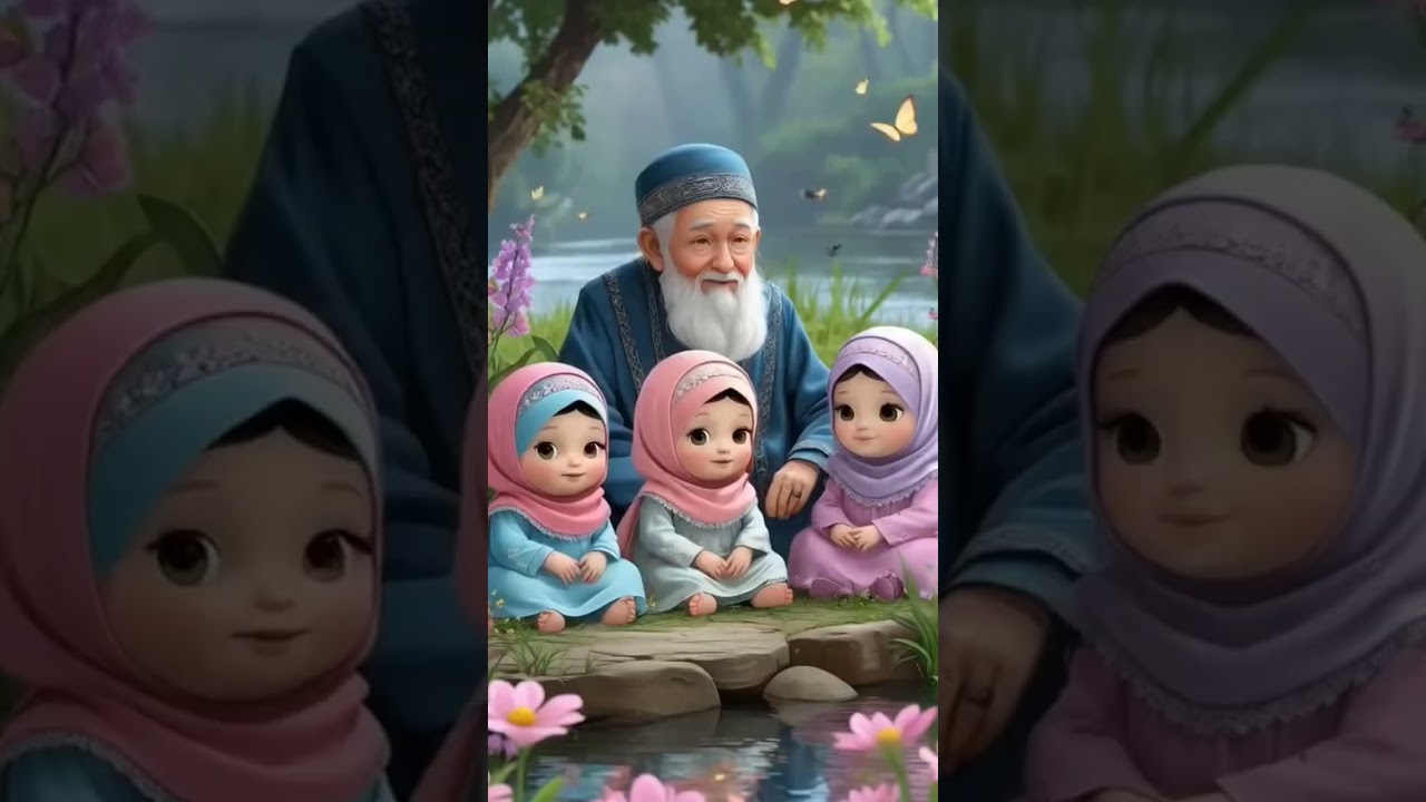 Grand Father recite Surah Kafiron with their children#quran #quranrecitation #qurantilawat #surah