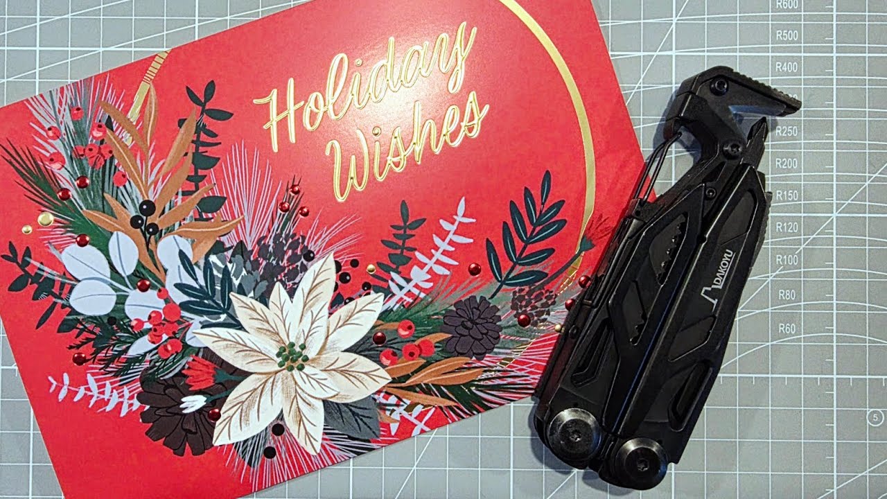DAKOYU Multitool Liner Lock Adjustment - Happy Holidays Edition
