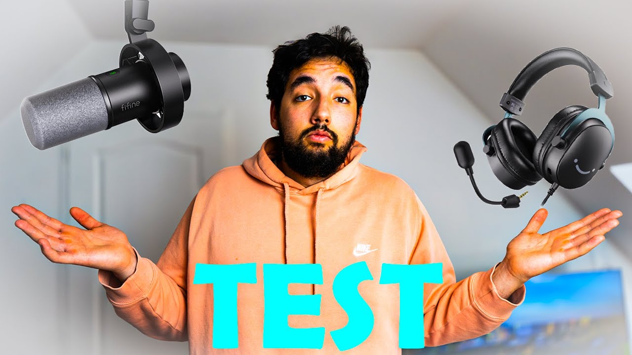 J'ai Test&eacute; le Microphone Fifine K688 et le Casque Fifine H9