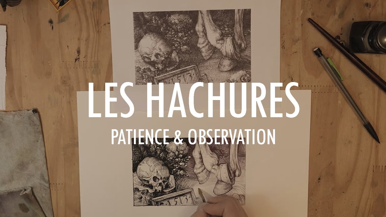 Hachures en dessin | patience & observation