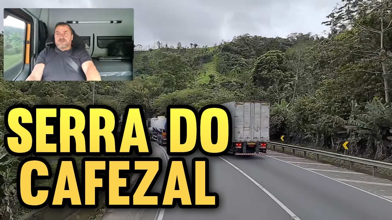 DESCENDO A SERRA DO CAFEZAL COM NEBLINA E CHUVA