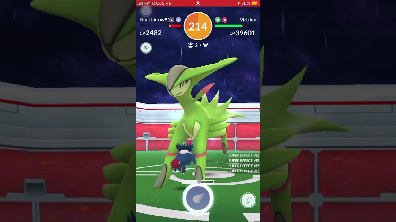 Virizion Raid【Success】【Duo Challenge】【Legendary Raid】【Pokemon Go】