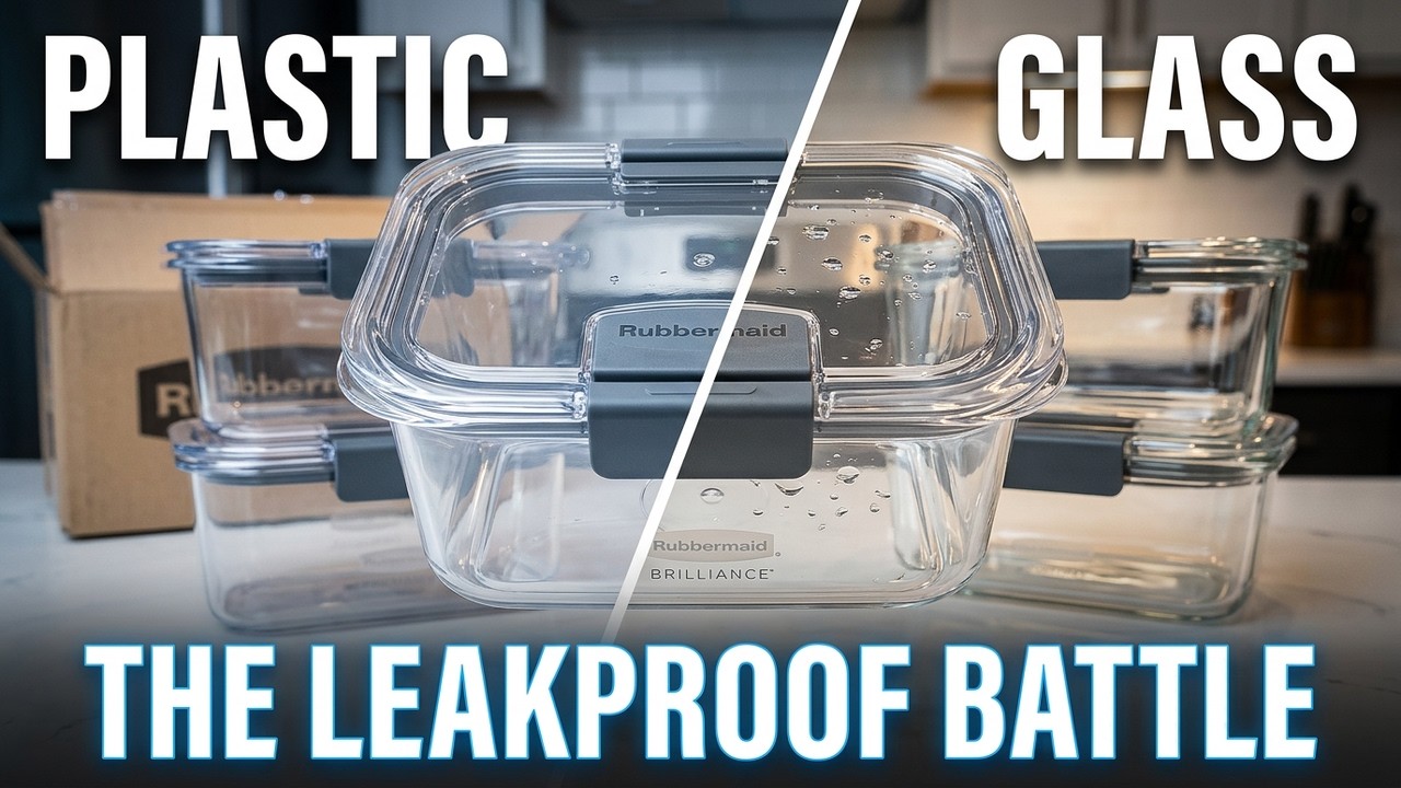 Rubbermaid Brilliance Plastic Food Storage Review | Stackable & Leakproof @RubbermaidOnline