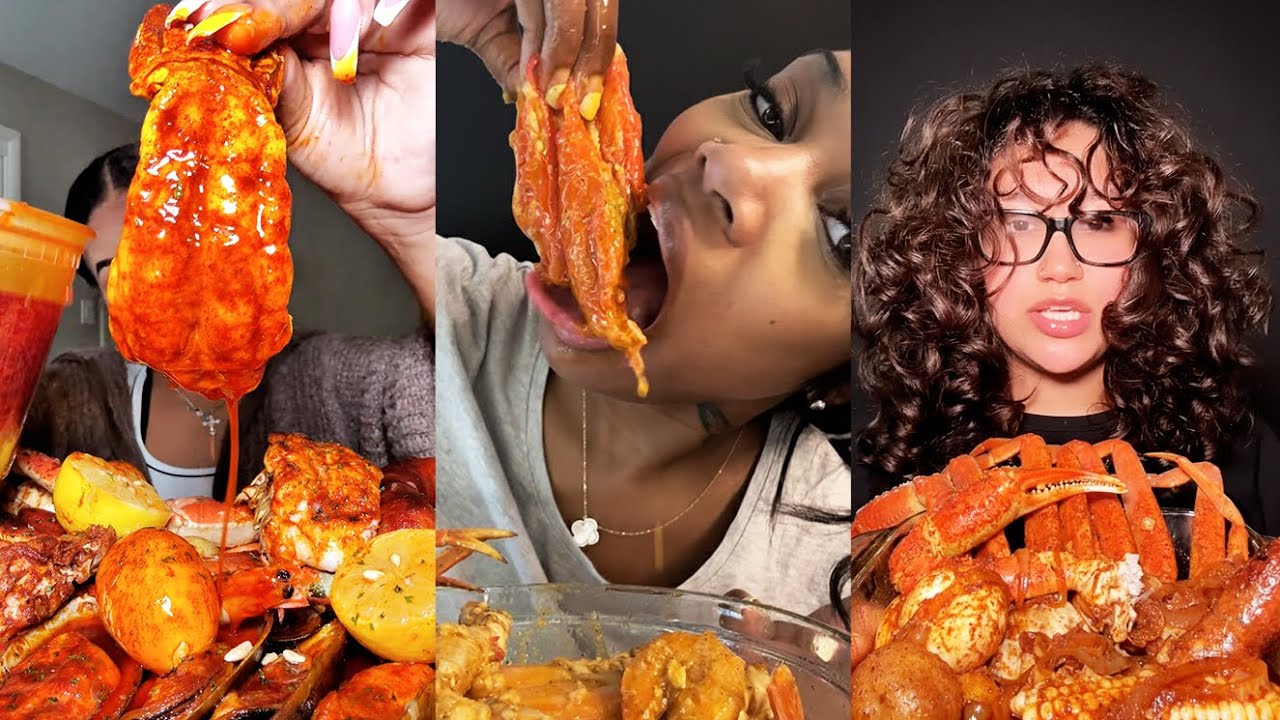 YUMMY Foods Mukbang | Lobster, King Crab, Crawfish, Shrimp, Corn, Potato, and More!