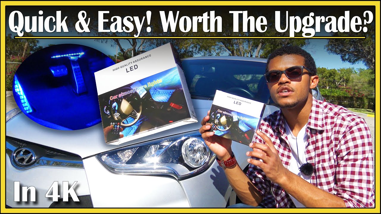 How To Install LED Footwell Lights for UNDER $20! | Step-By-Step DIY Tutorial & Review | In 4K!