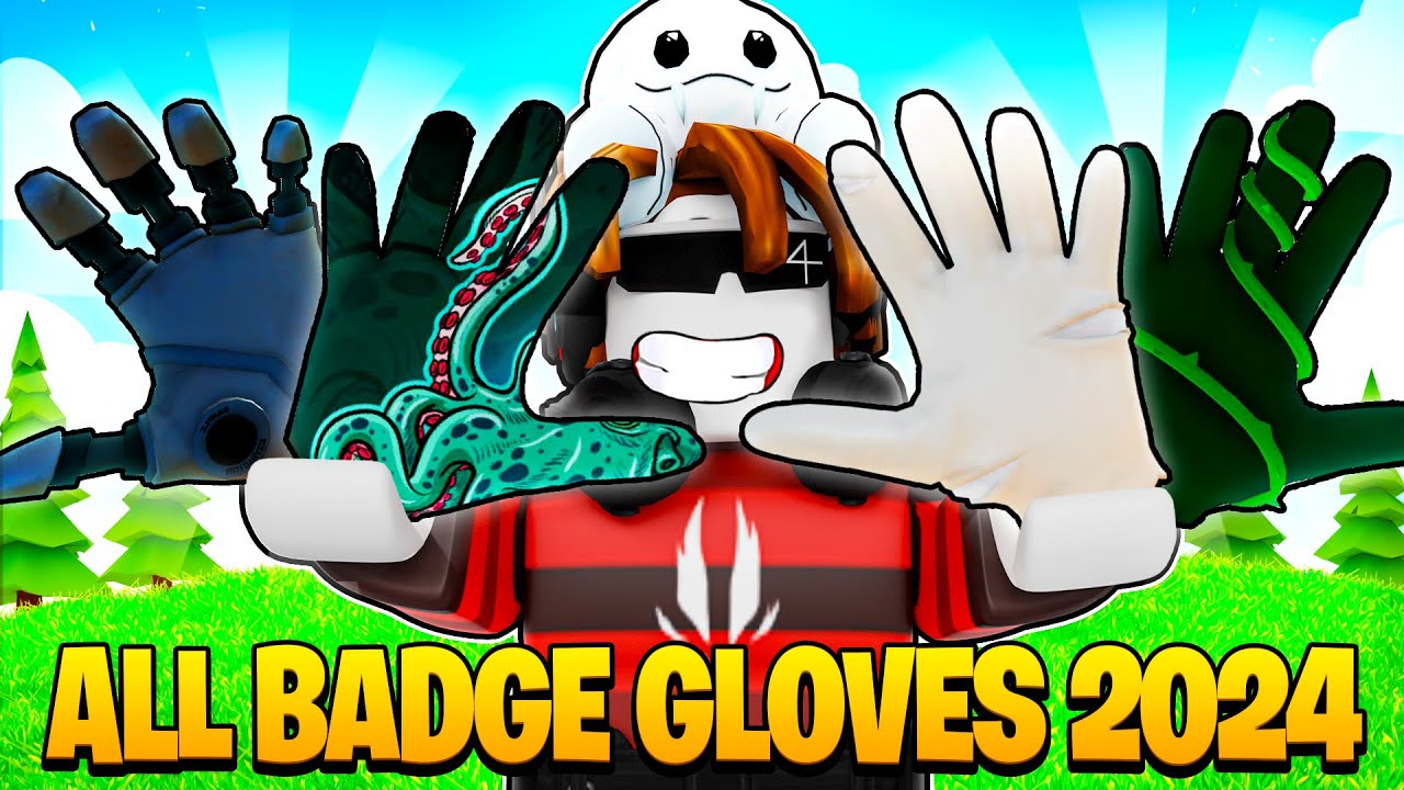 How to get ALL BADGE GLOVES in Slap Battles 2024! | Roblox