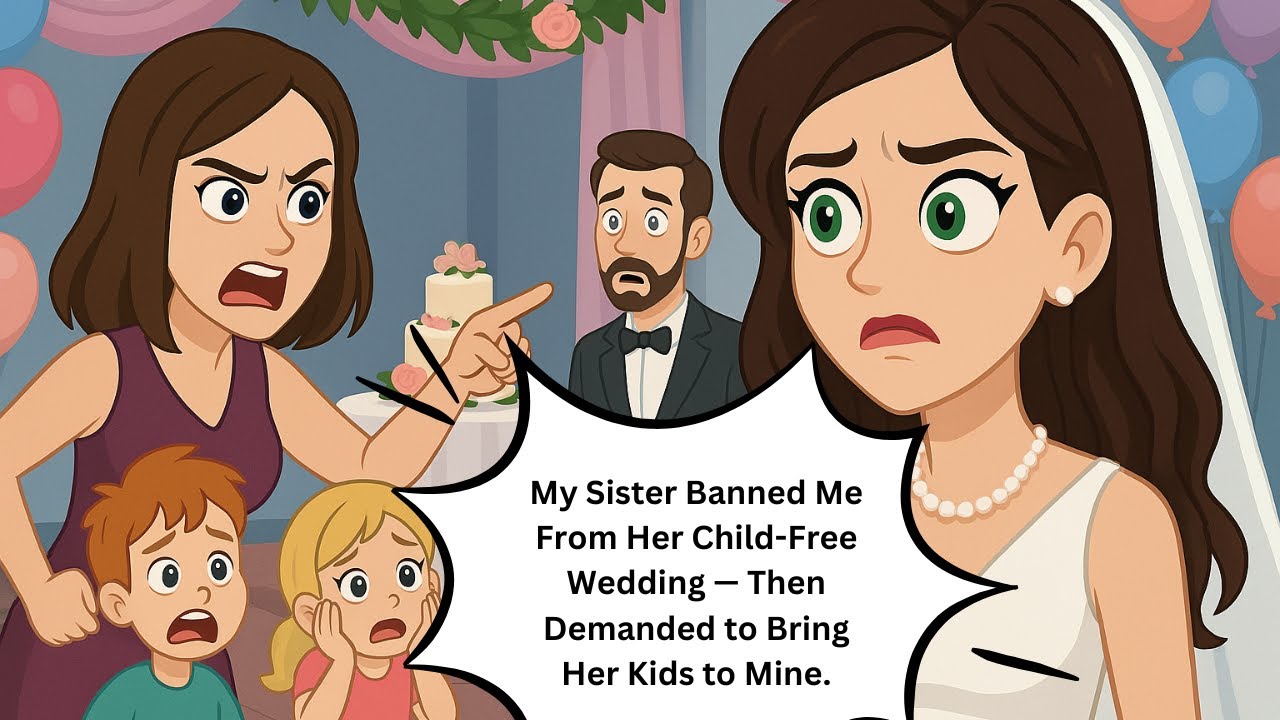 My Sister Banned Me From Her Child-Free Wedding — Then Demanded to Bring Her Kids to Mine.