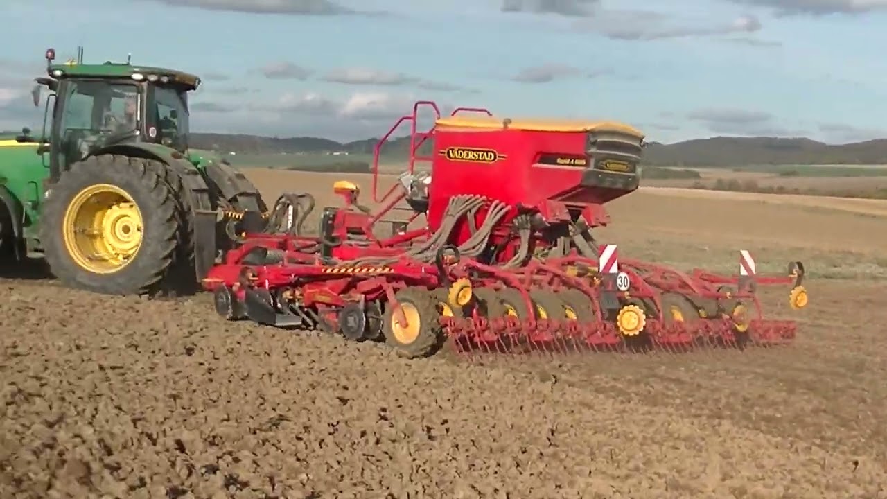 Setí Pšenice 2025 s John Deere 8335R + Vaderstad Rapid A 600S