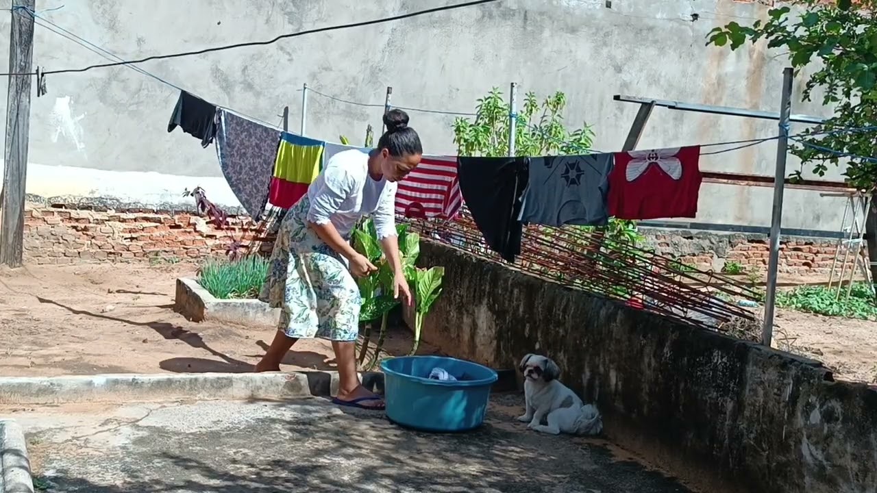 🧼🧥 Bora lavar roupa e ouvir uma Palavra de Deus 🤗🥰 Vem comigo