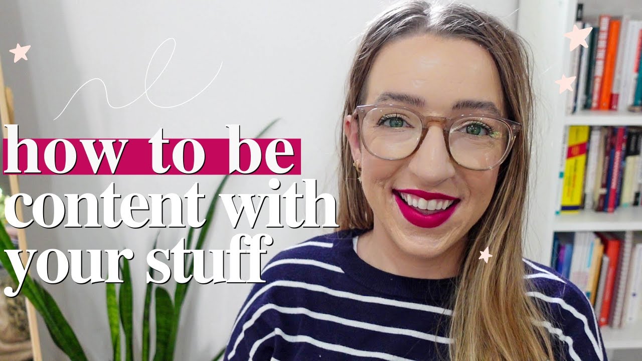how to be content with what you already have // how to lead a more content life AND shop less