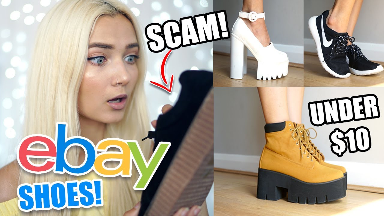TRYING ON SHOES I BOUGHT ON EBAY UNDER £10!!! 😱