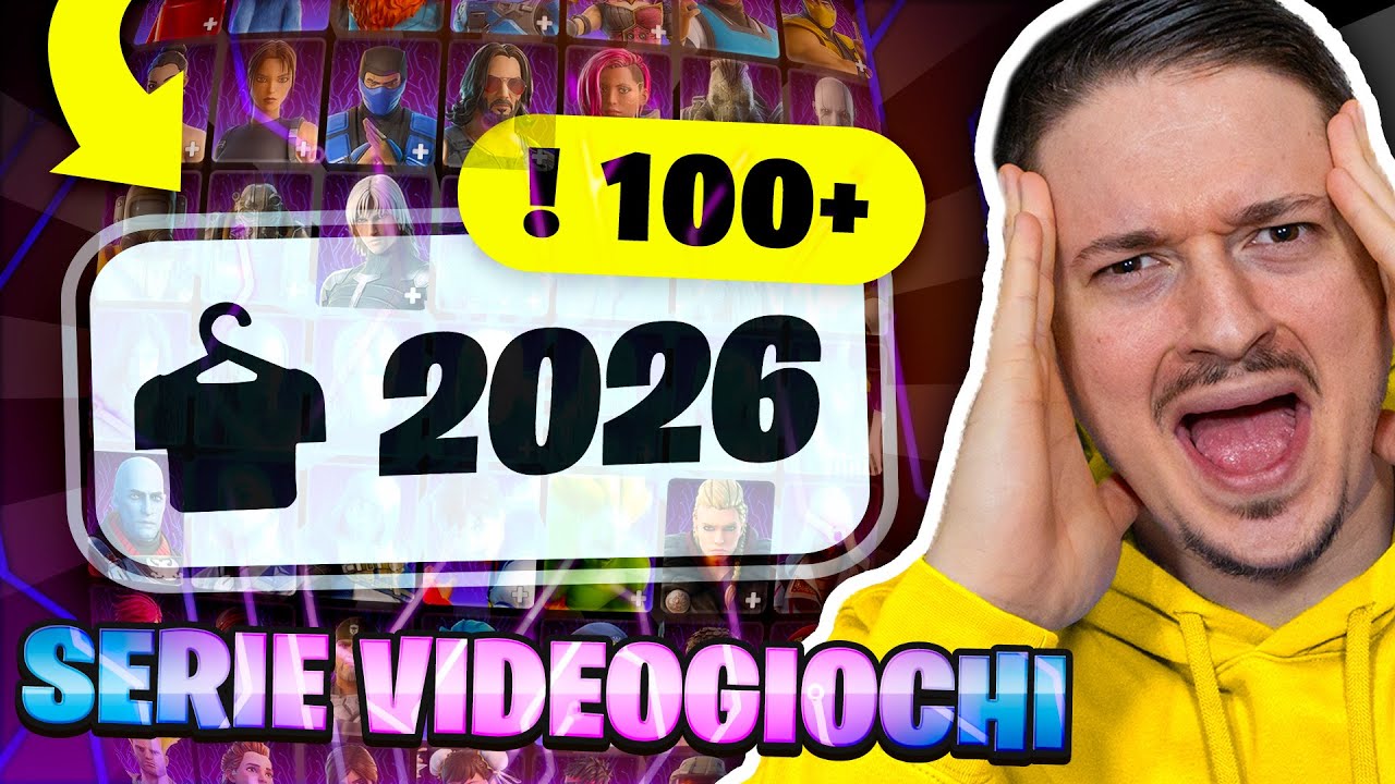 100 NUOVE SERIE LEGGENDE di VIDEOGIOCHI su FORTNITE NEL 2026