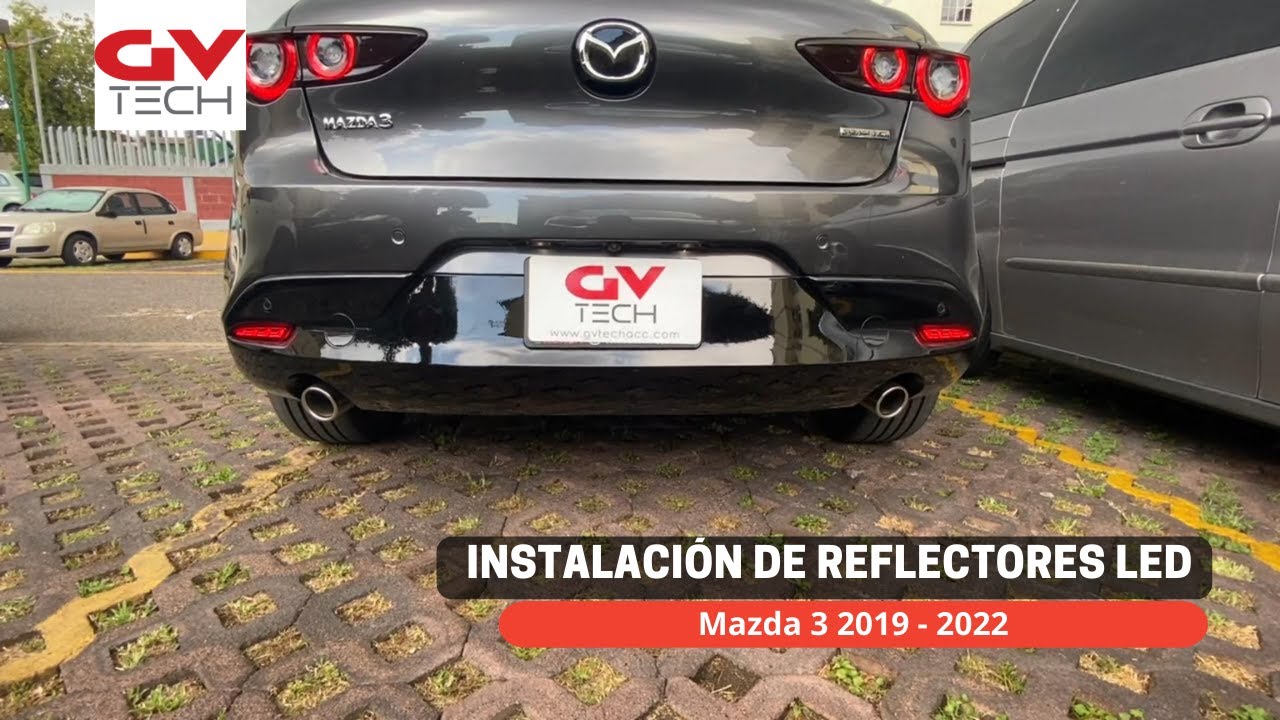 Instalación de reflectores led en un Mazda 3 HB 2019-2023