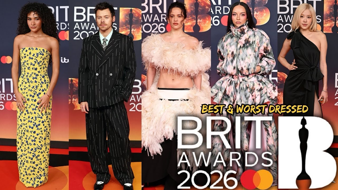 ТОП-10 ЛУЧШИХ И ХУДШИХ НАрядов на церемонии вручения премии Brit Awards 2026!