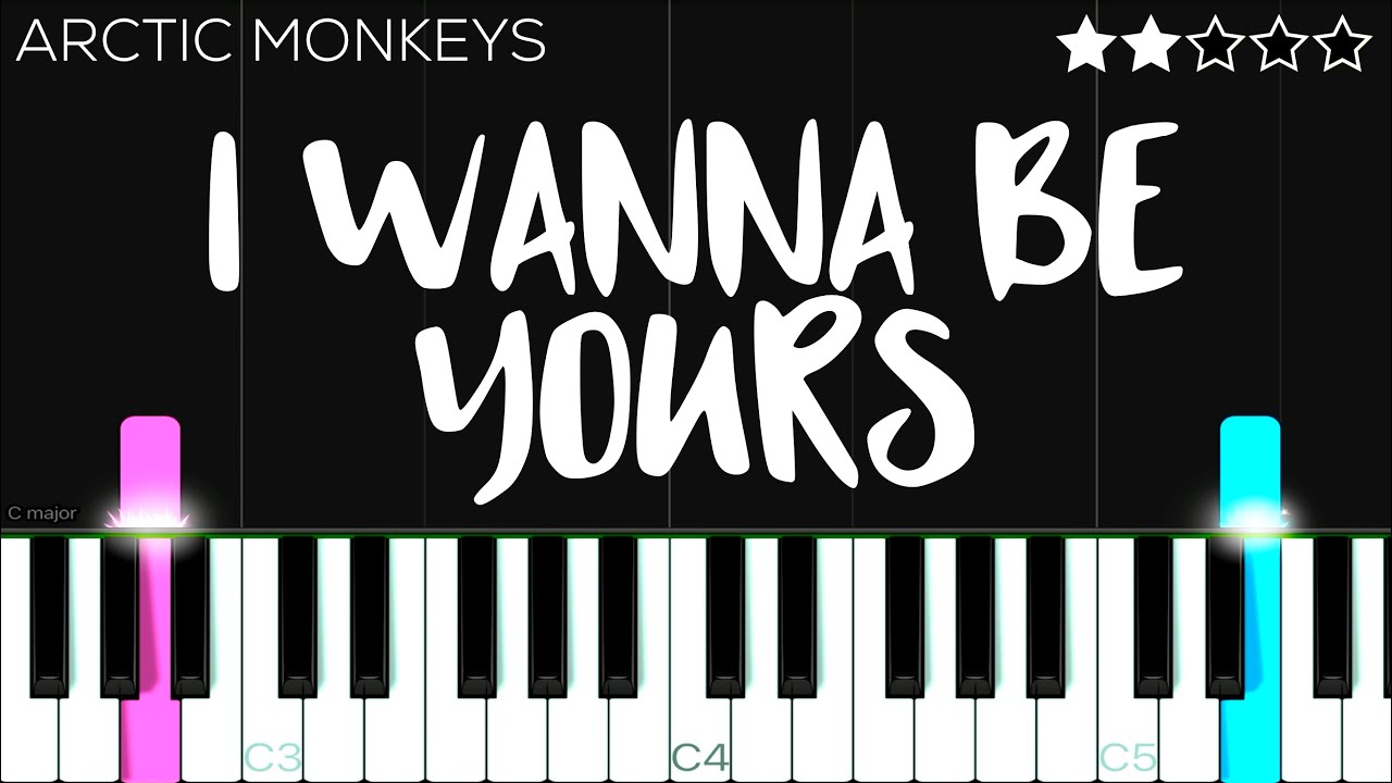 Arctic Monkeys - I Wanna Be Yours | EASY Piano Tutorial