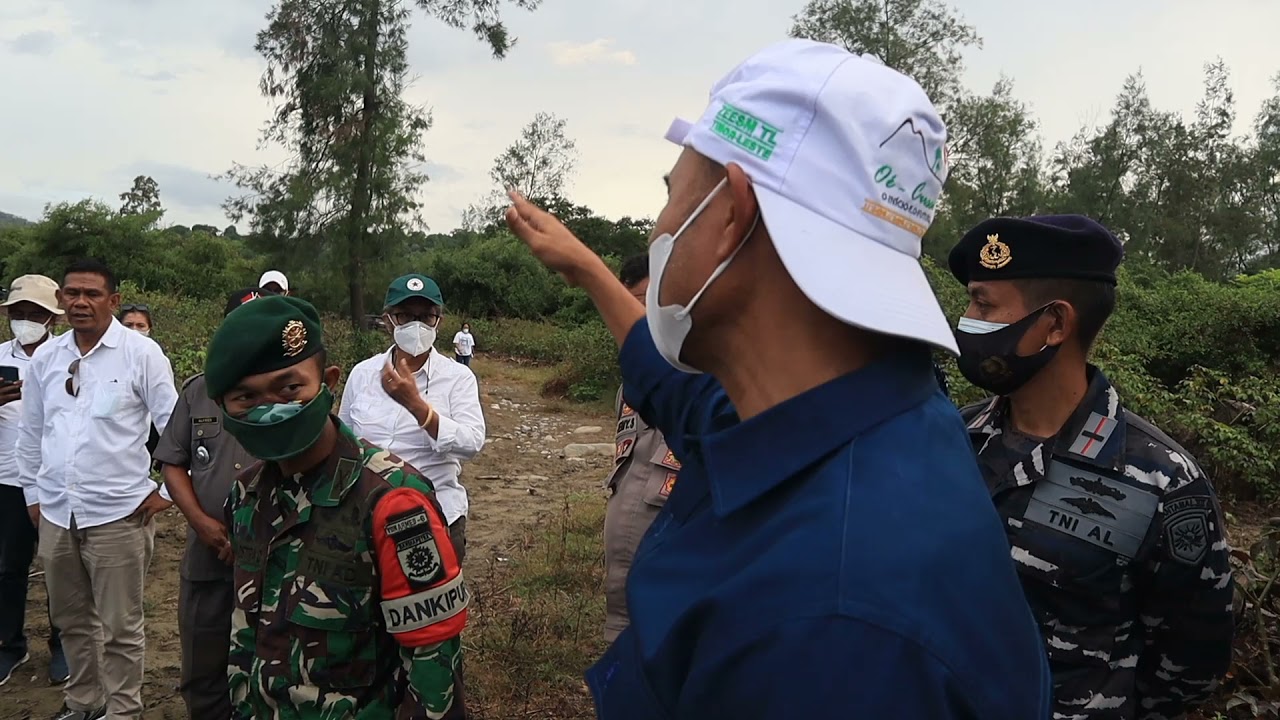 Pantao Batas NKRI-Distrik Oecusi TIMOR LESTE, Gub NTT Minta Normalisasi Sungai di Batas Negara.