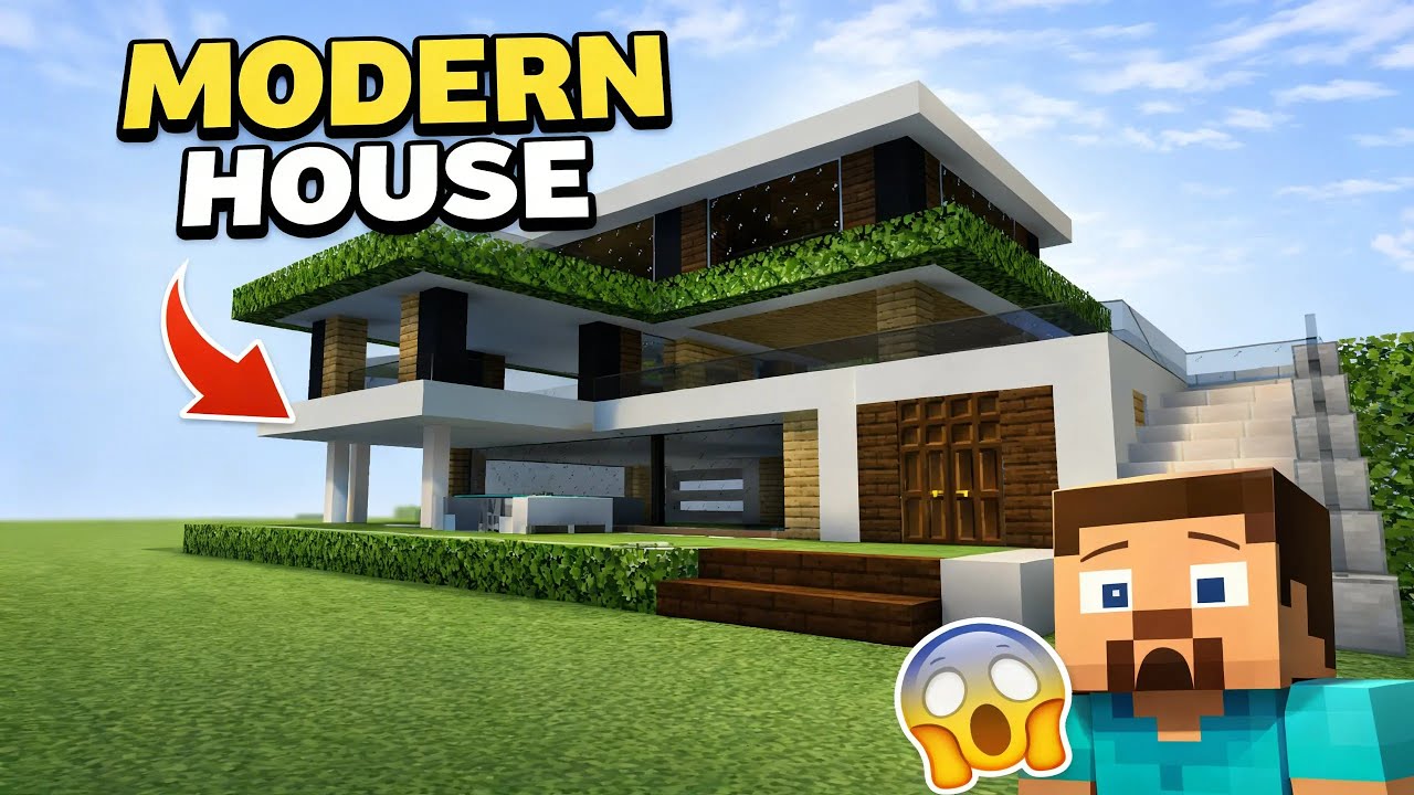 Minecraft Modern House Tutorial