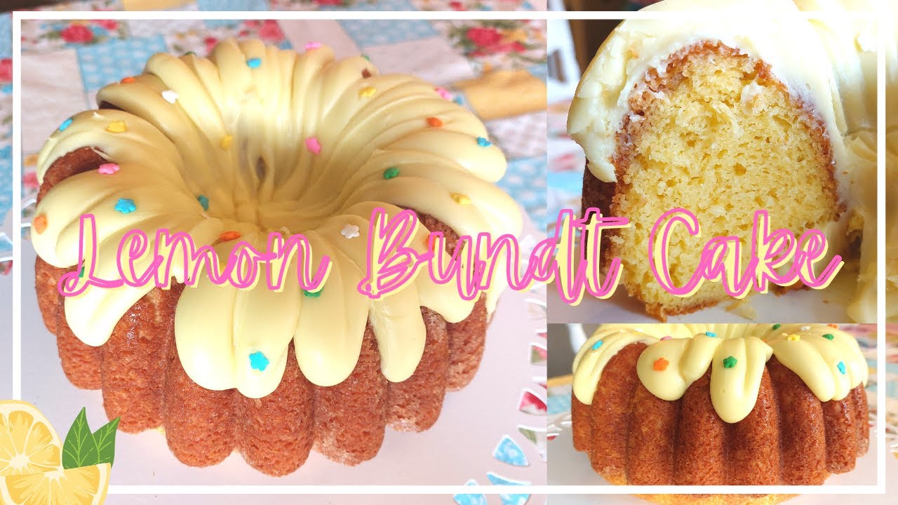 Super Easy Lemon Bundt Cake for Spring | Box Cake mix HACK | Lemon Cake