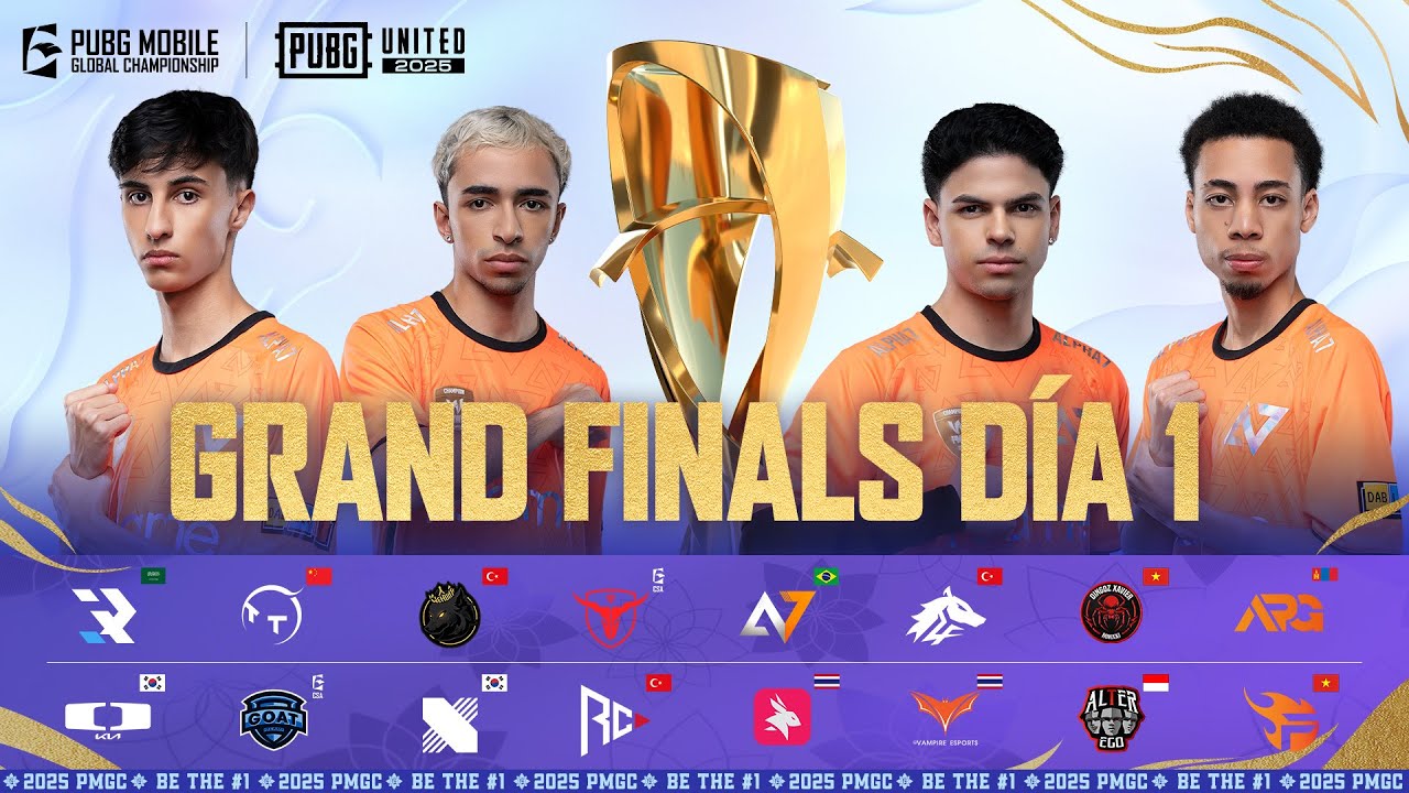 [ES] PMGC 2025 | Grand Finals Día 1 | PUBG MOBILE Global Championship