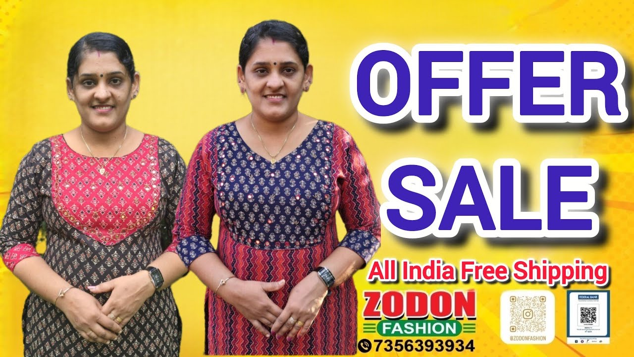 🔥🔥 കിടിലൻ OFFER SALE | Zodon Fashion 🔥🔥 #onlineshopping #kurti 