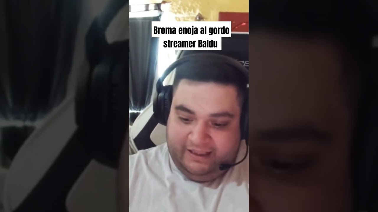 gordo streamer enojado