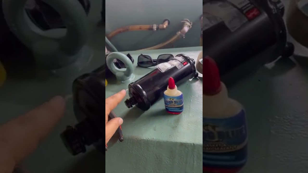 York YK chiller Refrigerant filter change out and oil filter change out explained Step by step guide