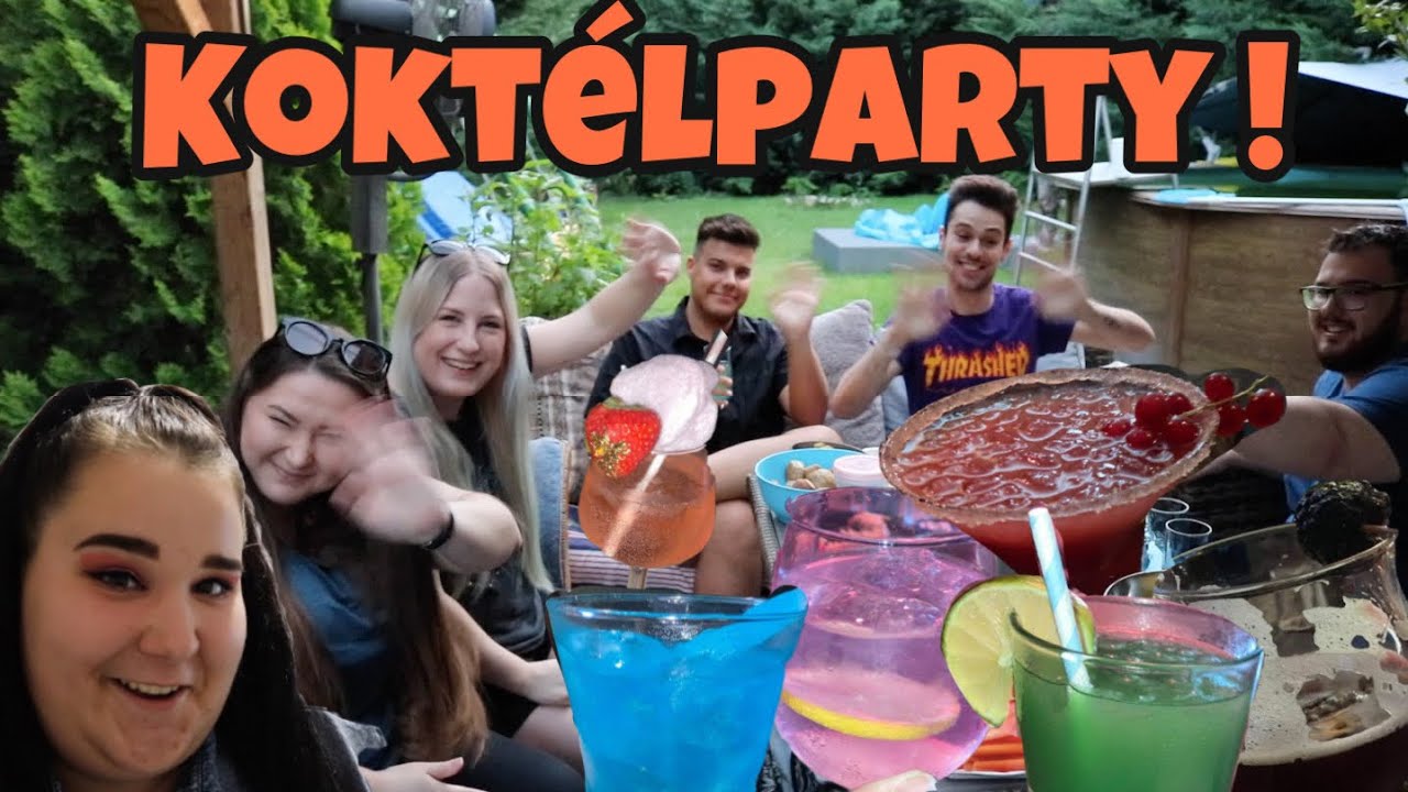 Rendeztem egy KOKTÉLPARTYT | Magyar Barbara