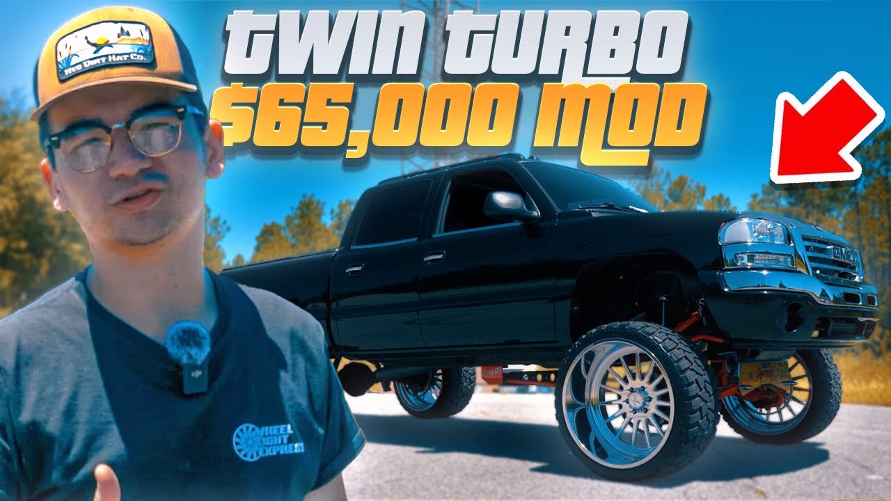 FASTEST Twin Turbo GMC | $65,000 In Lifted Truck Mods *26x16*
