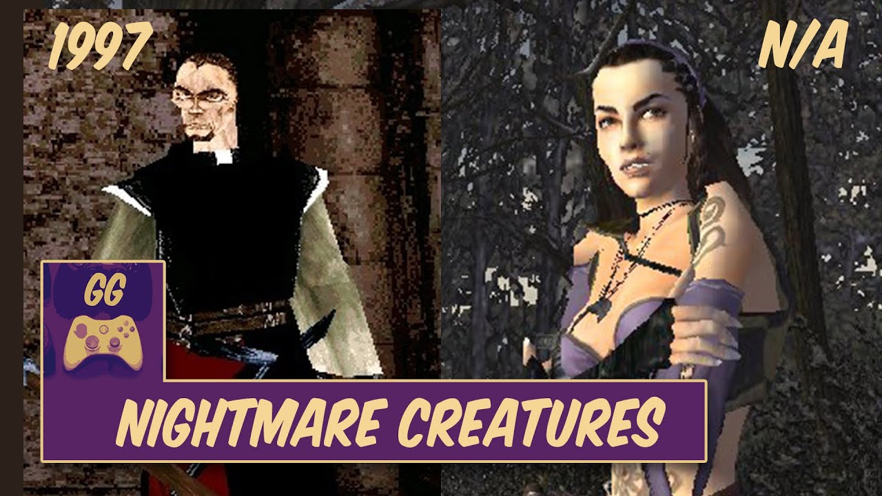 Nightmare Creatures games evolution (PC, Playstation, N64)