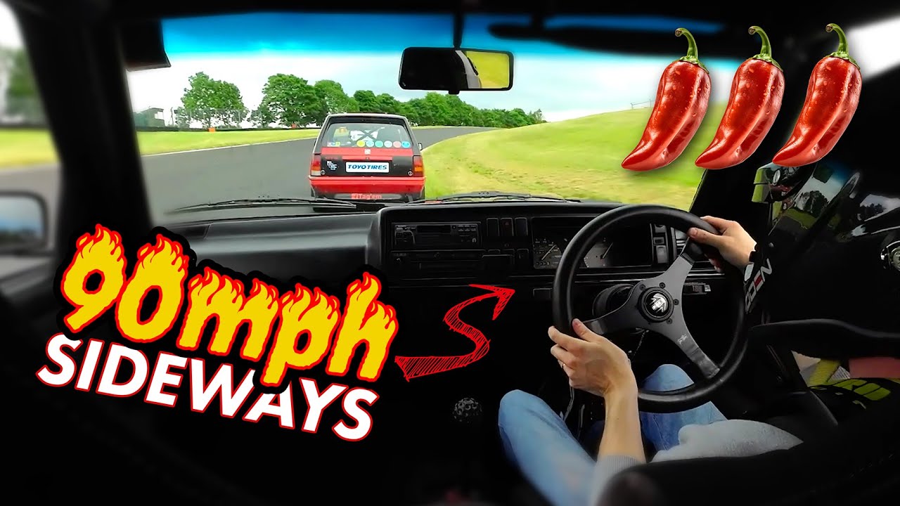 Mk2 Golf vs Nova's - Cadwell Park