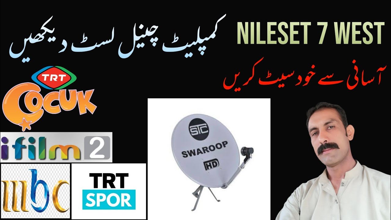 Nilesat 7W Setting & Complete Channel List