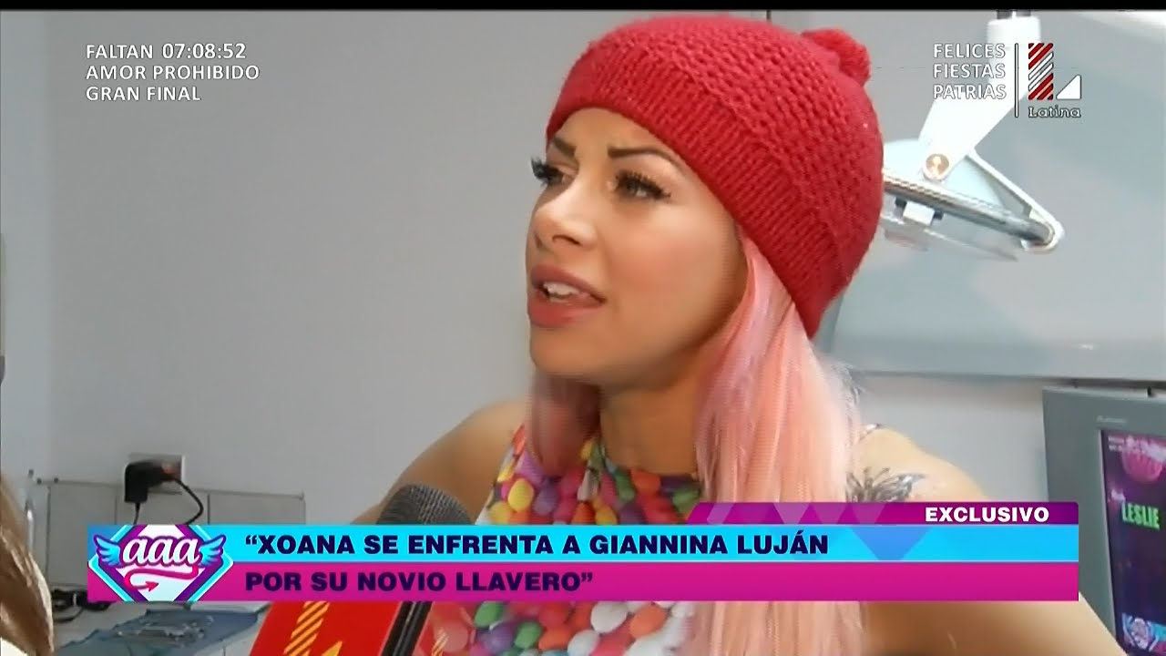 AMOR AMOR AMOR 19/07/16 XOANA GONZALES ENFRENTA A GIANNINA LUJAN POR SU NOVIO