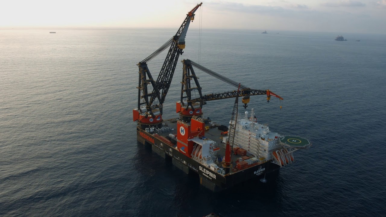 The Leviathan platform has arrived in Israel!