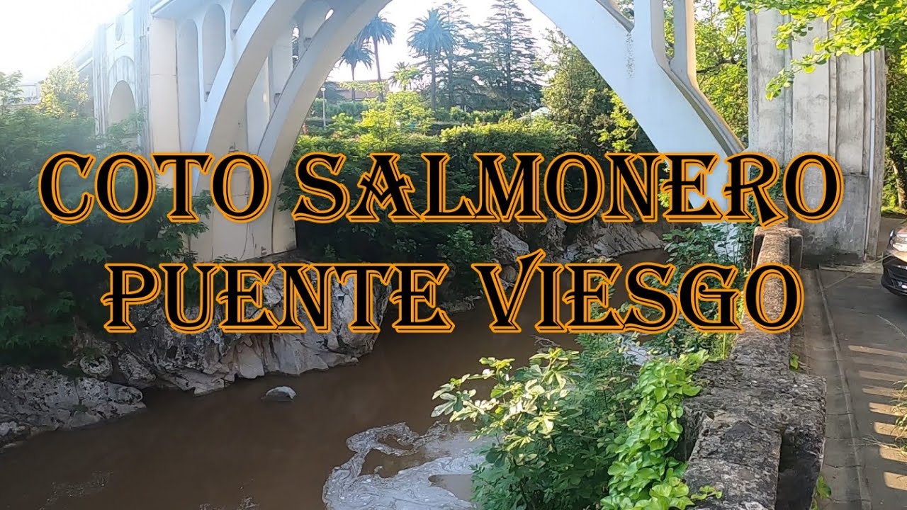 RIO TOTALMENTE BARRADO  CONOCIENDO EL COTO SALMONERO DE PUENTE VIESGO CANTABRIA