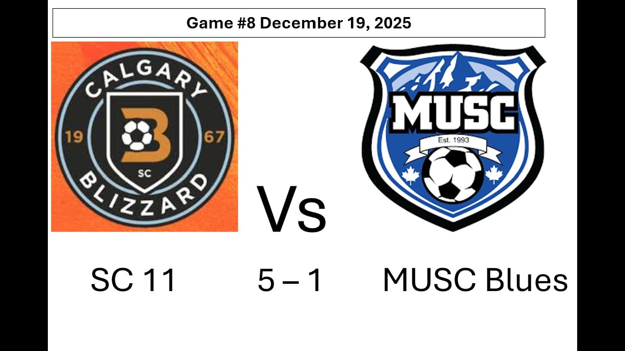 S1E8 - SC 11 vs MUSC Blues - 12/19/2025